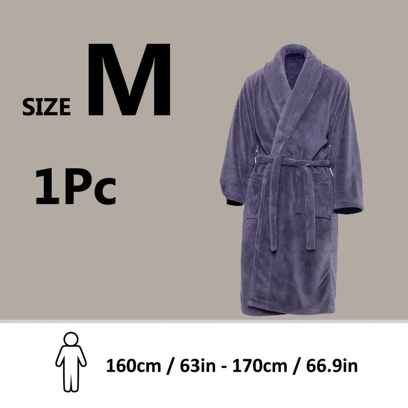 Luksuriøs Unisex Badekåbe i Blødt Fleece – Komfort og Varme