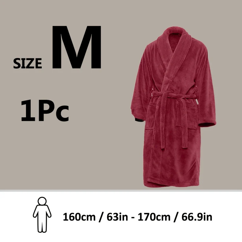 Luksuriøs Unisex Badekåbe i Blødt Fleece – Komfort og Varme