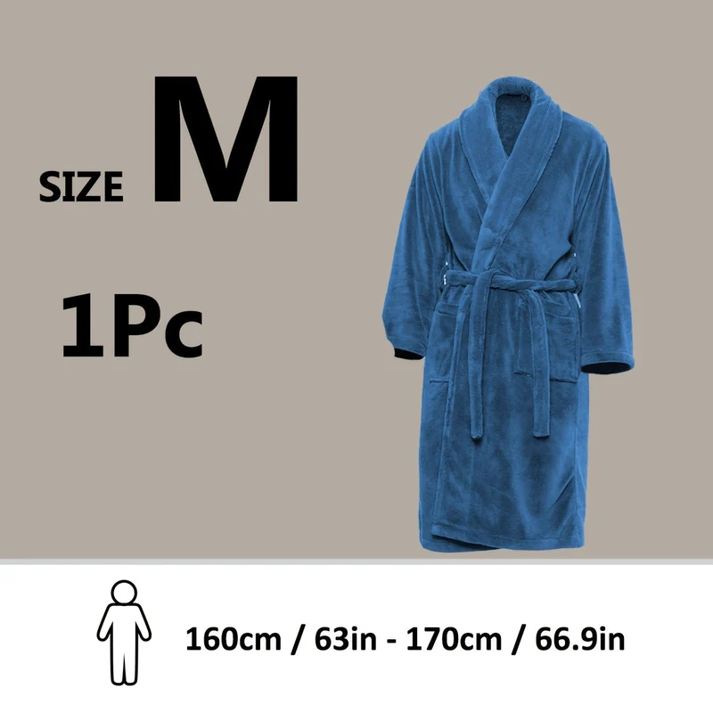 Luksuriøs Unisex Badekåbe i Blødt Fleece – Komfort og Varme