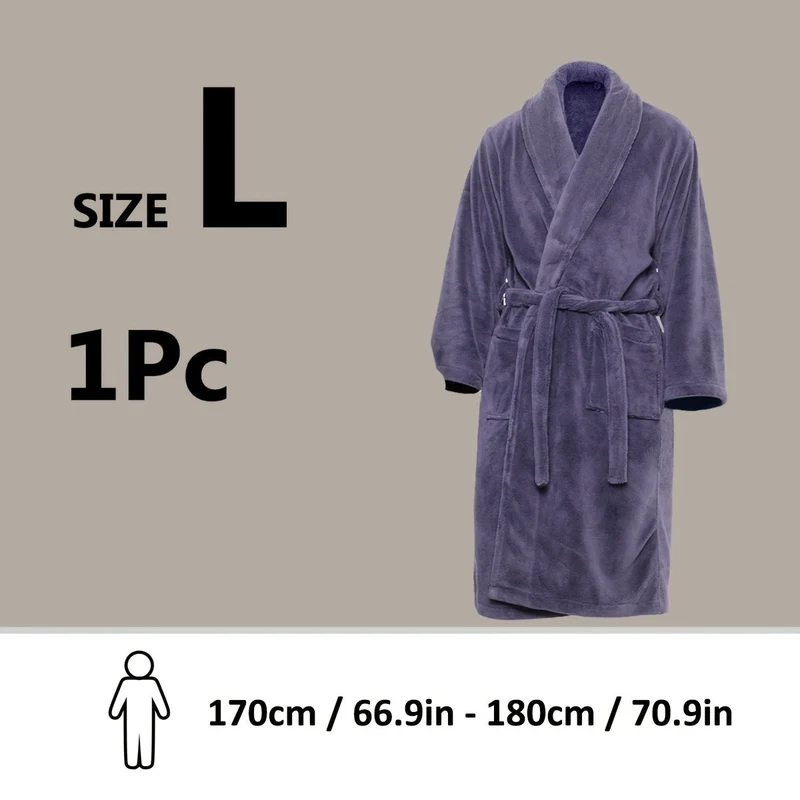 Luksuriøs Unisex Badekåbe i Blødt Fleece – Komfort og Varme