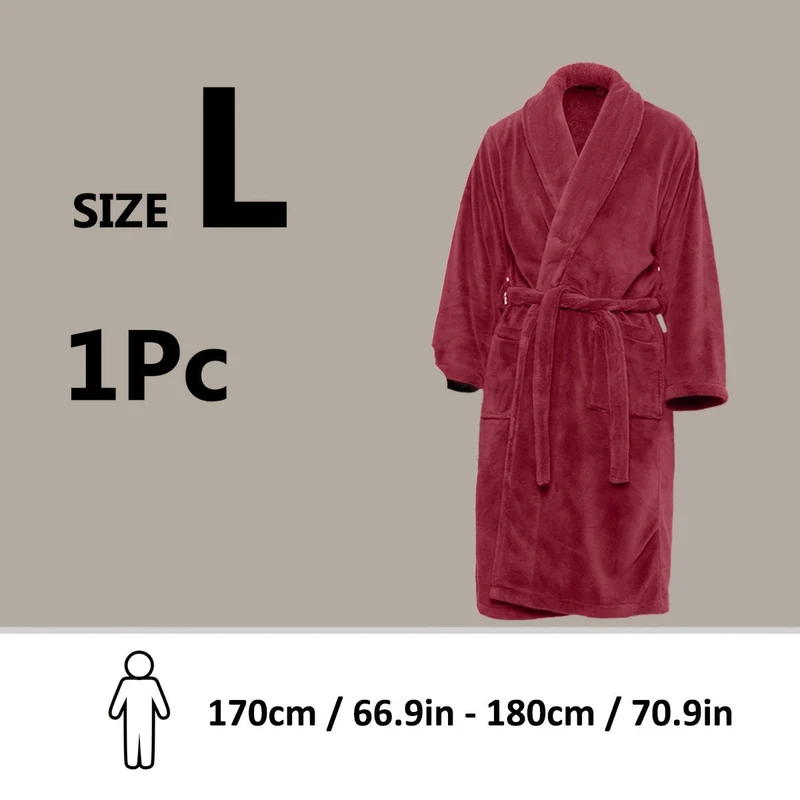Luksuriøs Unisex Badekåbe i Blødt Fleece – Komfort og Varme