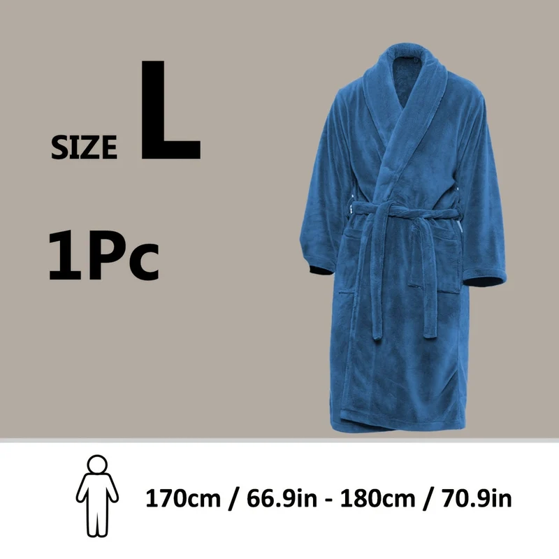 Luksuriøs Unisex Badekåbe i Blødt Fleece – Komfort og Varme
