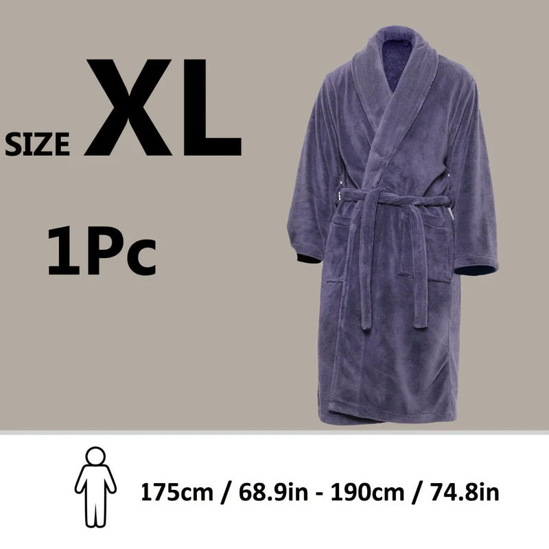 Luksuriøs Unisex Badekåbe i Blødt Fleece – Komfort og Varme