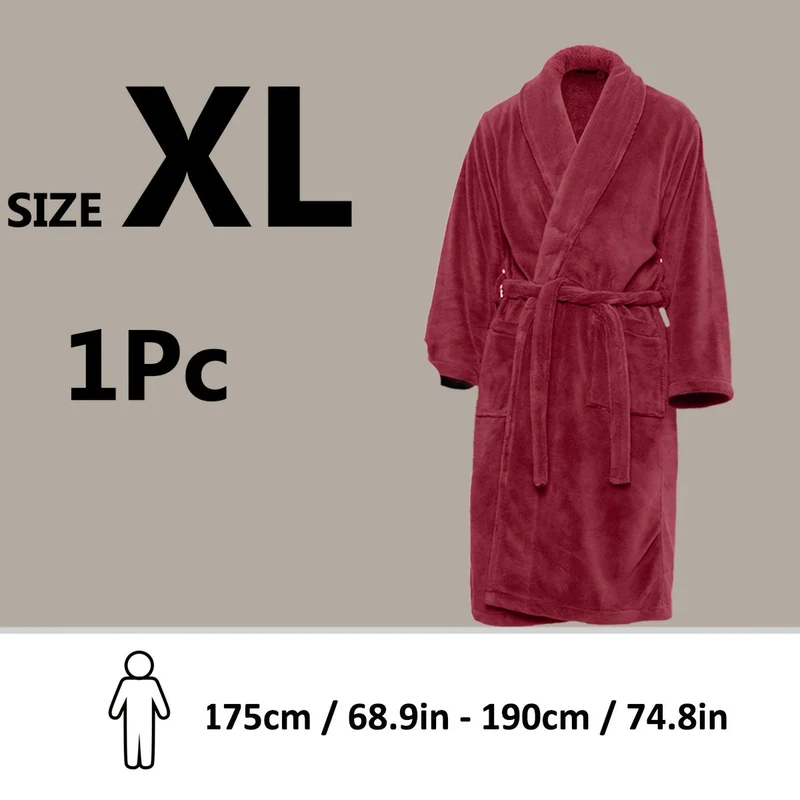 Luksuriøs Unisex Badekåbe i Blødt Fleece – Komfort og Varme