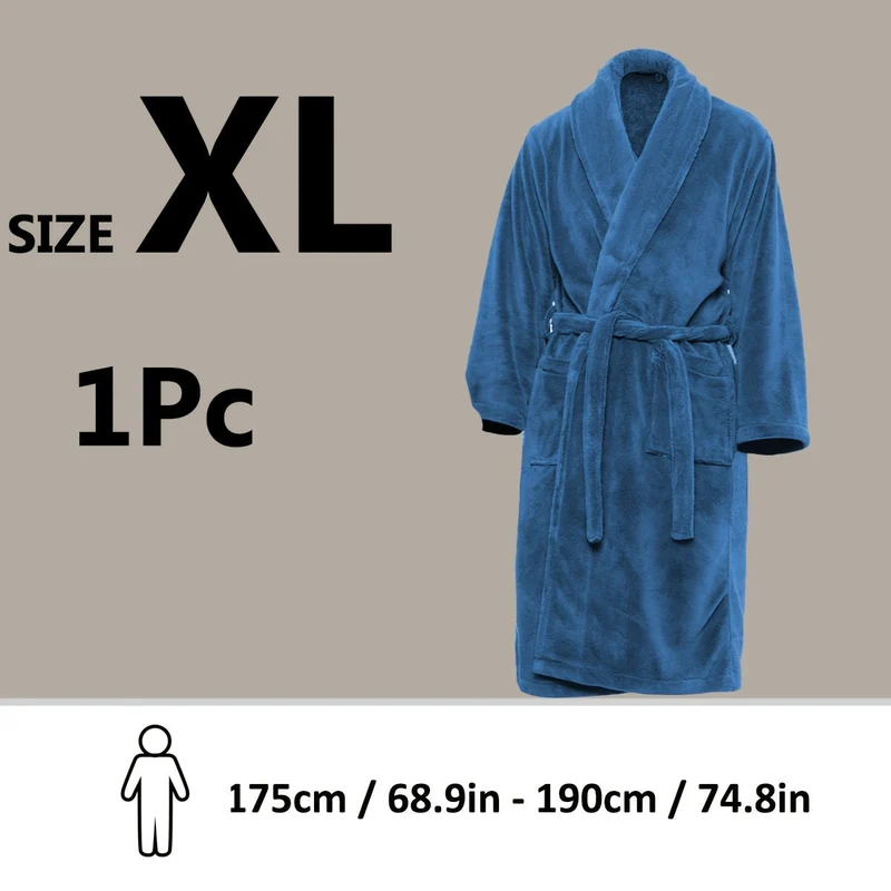 Luksuriøs Unisex Badekåbe i Blødt Fleece – Komfort og Varme