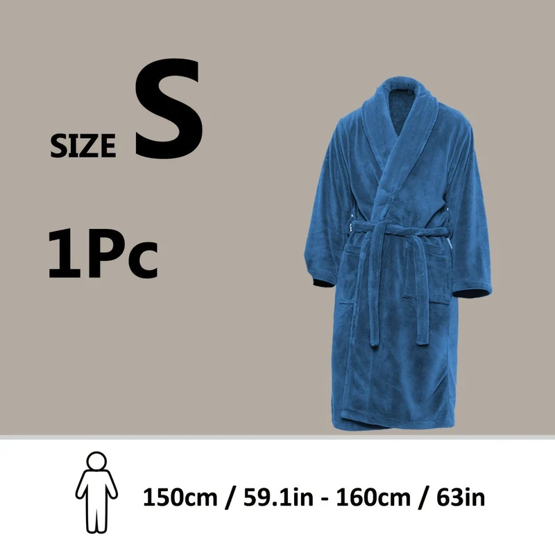 Luksuriøs Unisex Badekåbe i Blødt Fleece – Komfort og Varme