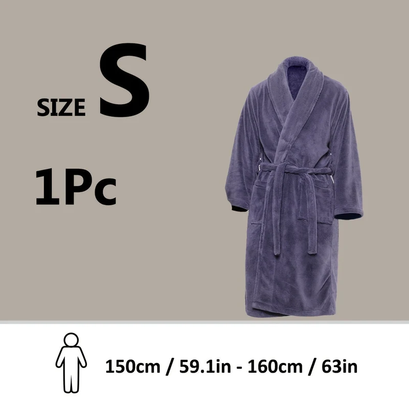 Luksuriøs Unisex Badekåbe i Blødt Fleece – Komfort og Varme