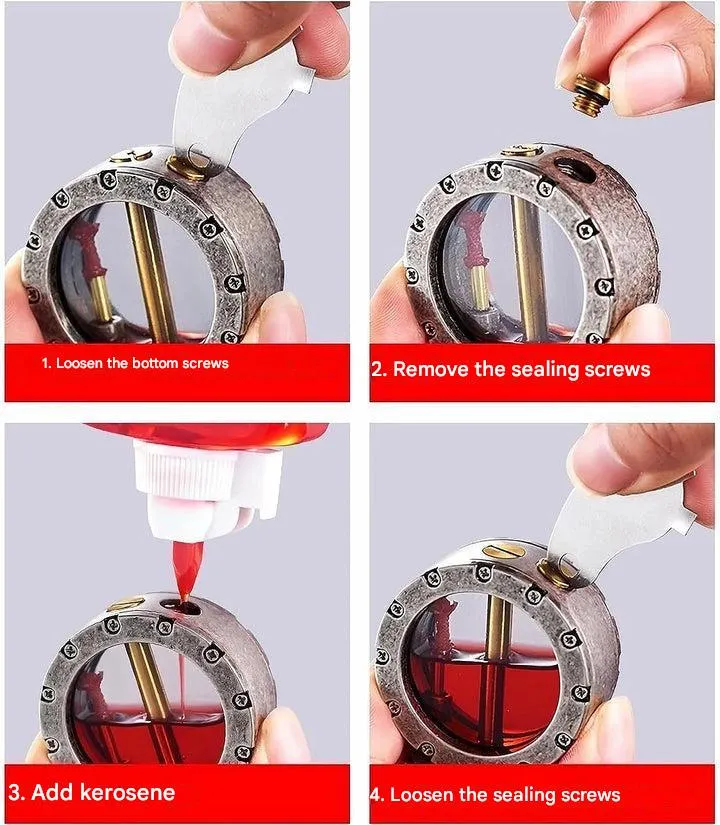 Gennemsigtig Lighter – RetroFlamme