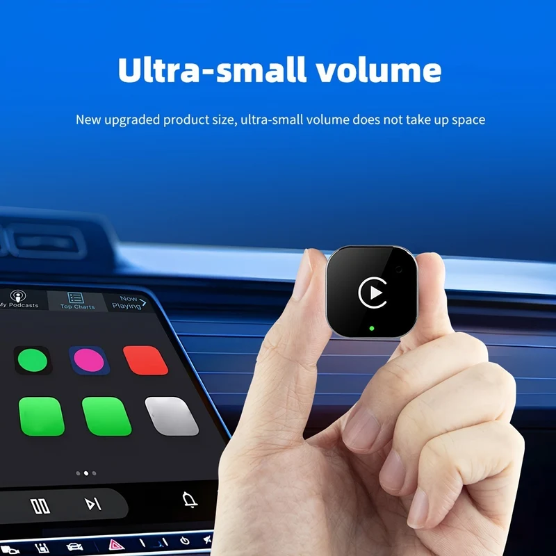 Trådløs biladapter til CarPlay og Android Auto – Hurtig installation