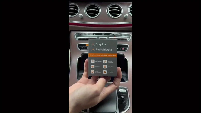 Trådløs biladapter til CarPlay og Android Auto – Hurtig installation