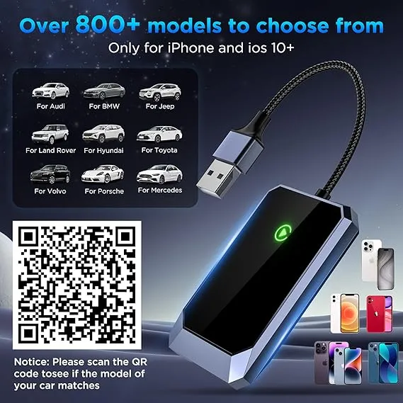 Trådløs CarPlay Adapter – Gør din bil smartere
