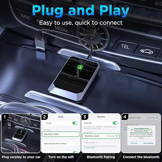 Trådløs CarPlay Adapter – Gør din bil smartere