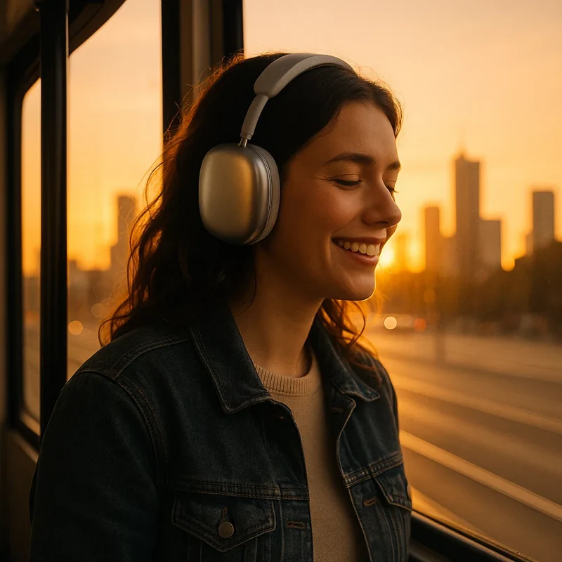 LydGlæde | Trådløse Bluetooth-hovedtelefoner med HiFi-lyd og støjreduktion
