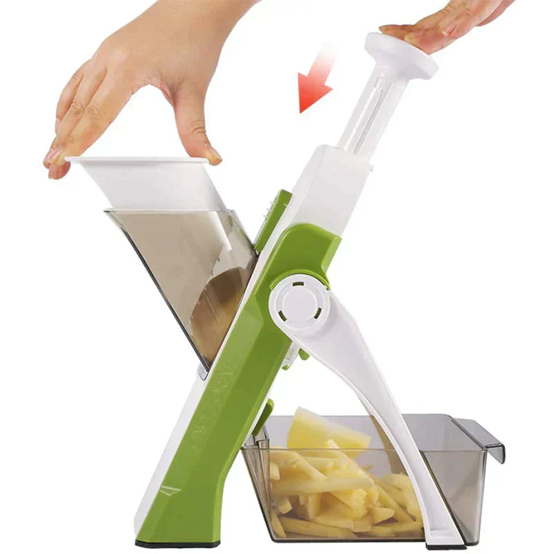 Slicer Pro - Multifunktionel Grøntsagsslicer i Rustfrit Stål