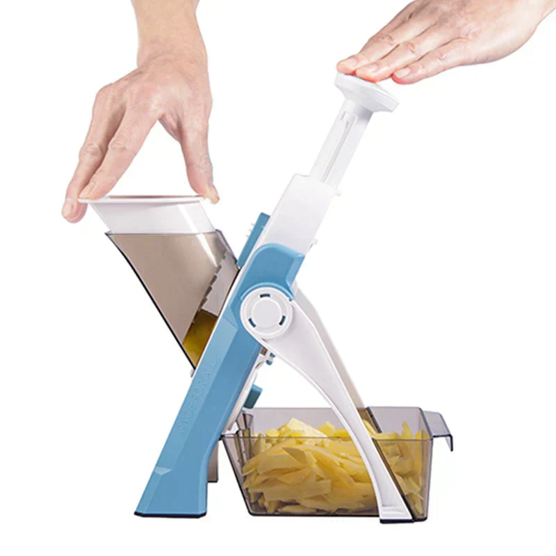 Slicer Pro - Multifunktionel Grøntsagsslicer i Rustfrit Stål