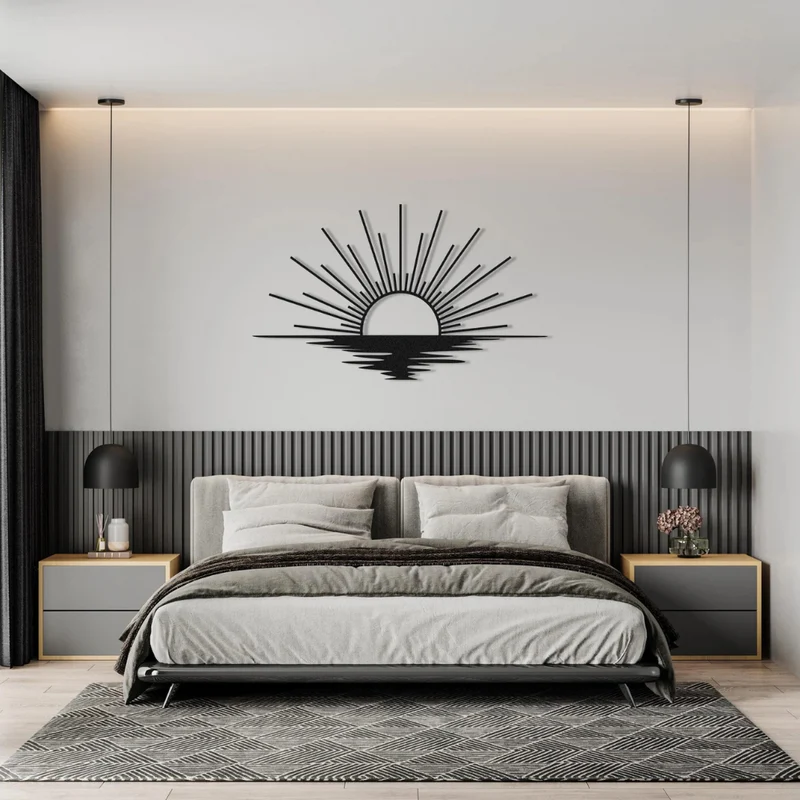 Alba en Metal – Arte Moderno de Pared con Potencia Visual