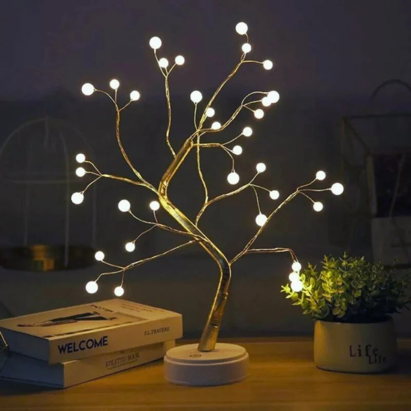 Magisk LED Dekorationstræ til Hjemmet