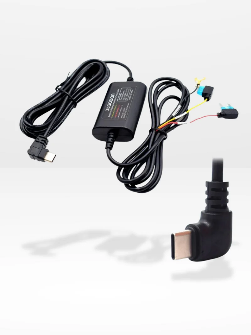 Professionelt Hardwire Kit til Dashcam med 24/7 Overvågning