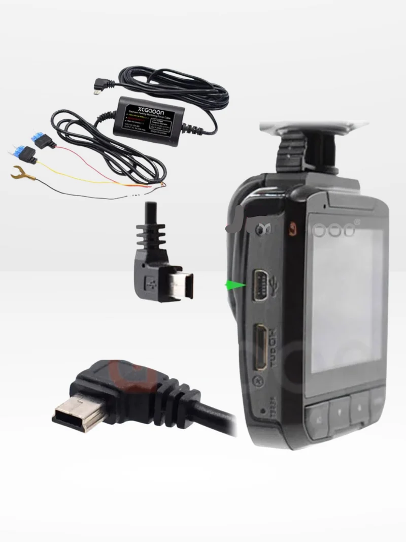 Professionelt Hardwire Kit til Dashcam med 24/7 Overvågning