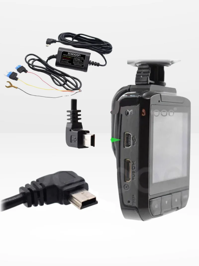 Professionelt Hardwire Kit til Dashcam med 24/7 Overvågning
