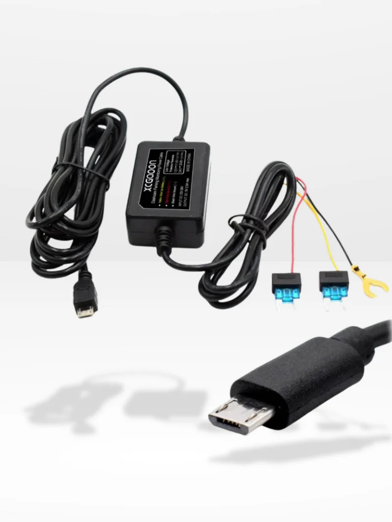 Professionelt Hardwire Kit til Dashcam med 24/7 Overvågning