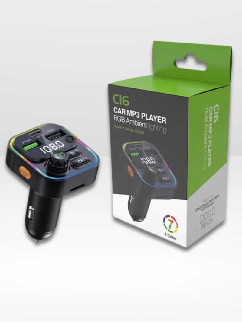 Bluetooth Bil Kit med Hurtigopladning
