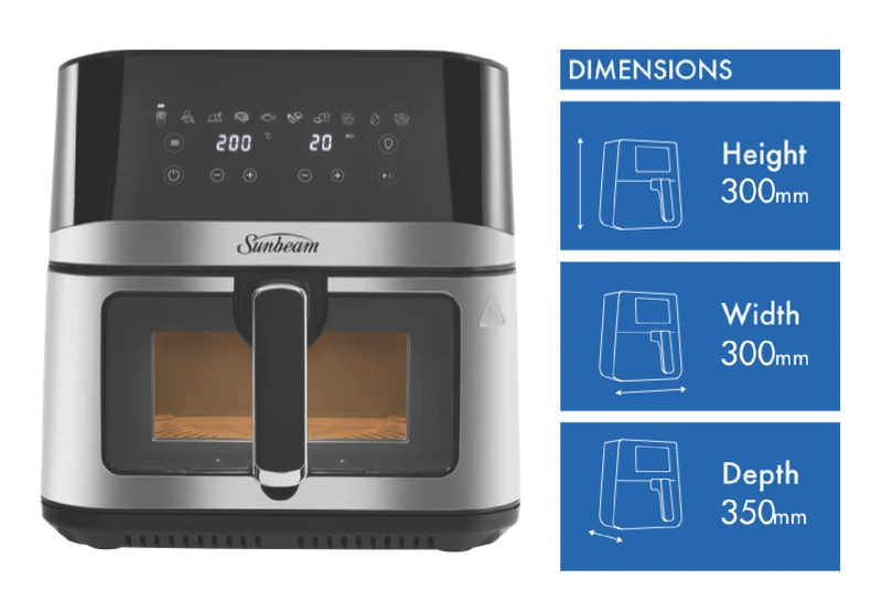 Sunbeam 7.5 Litre Alinea Max Diamond Force Air Fryer