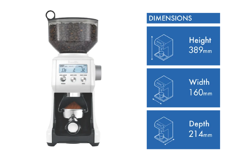 Breville The Smart Grinder Pro Sea Salt