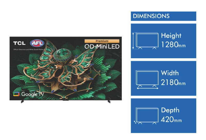 TCL 98" C7K Premium QD Mini LED Google TV 2025