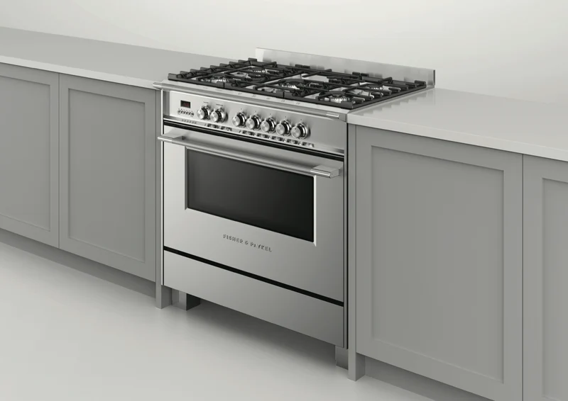 Fisher & Paykel 90cm Series 7 Classic 5 Burner Dual Fuel Cooker