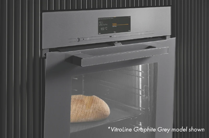 Miele 60cm Handleless Pyrolytic Oven with Rapid Cooling and Crisp Function Graphite Grey