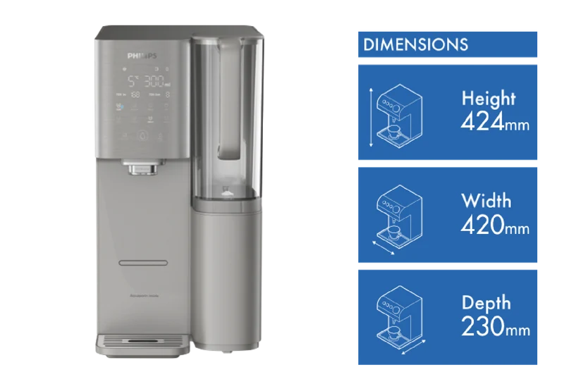 Philips Reverse Osmosis Purification Pure Mineral Water Station Chilled to Boiling