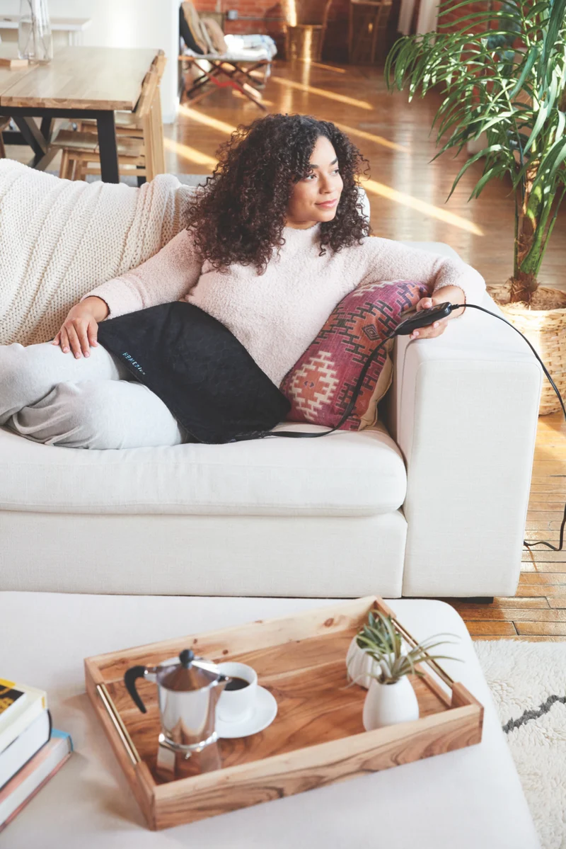 Homedics Weighted Gel Heating Pad with Insta Heat and Cold Therapy