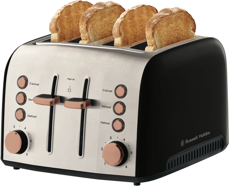 Russell Hobbs Brooklyn 4 Slice Toaster - Copper