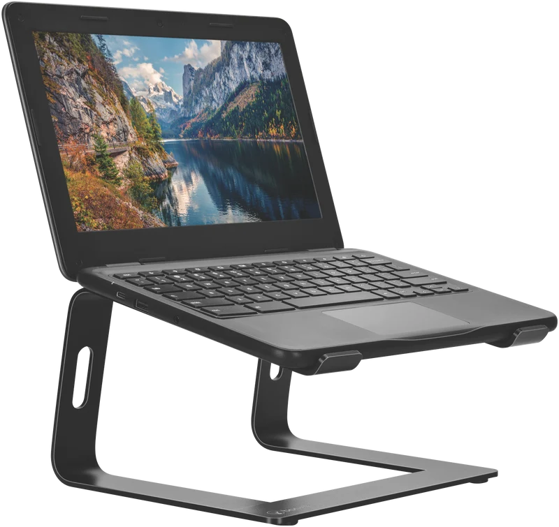 Bonelk Elevate Stance Aluminium Riser Laptop Stand (Black)