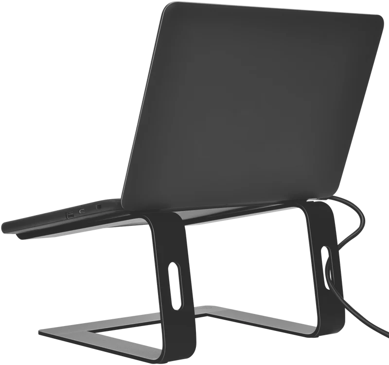 Bonelk Elevate Stance Aluminium Riser Laptop Stand (Black)