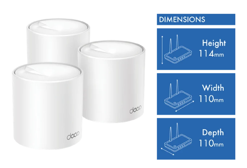 TP-LINK AX1500 Whole Home Mesh Wi-Fi 6 System