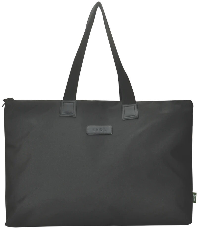 Generation Earth Recycled Foldable Tote Bag (Black)