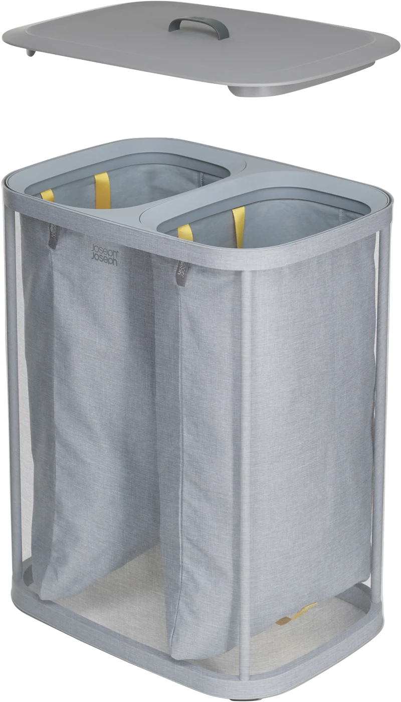 Joseph Joseph Tota 90 Litre Laundry Separation Basket Grey