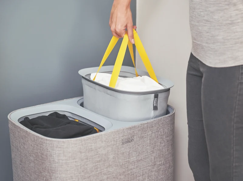 Joseph Joseph Tota 90 Litre Laundry Separation Basket Grey