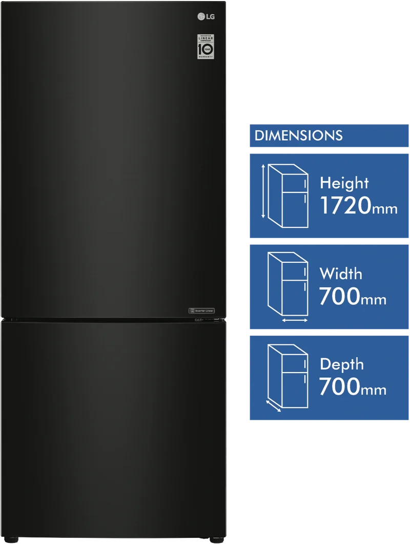 LG 420L Bottom Mount Refrigerator