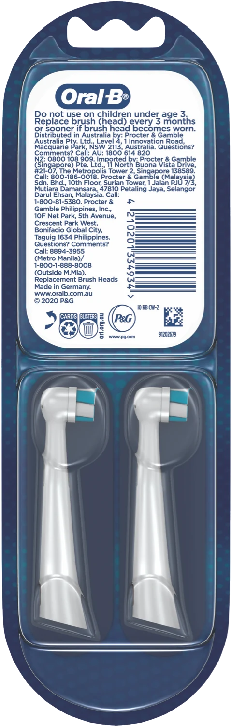 Oral B IO White Ultimate Clean Replacement Heads 2pk