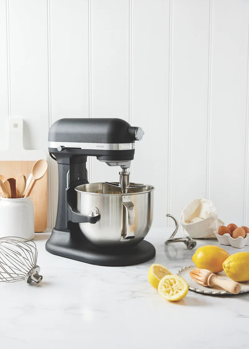 KitchenAid 6.6L Artisan Bowl Lift Mixer Cast Iron Black