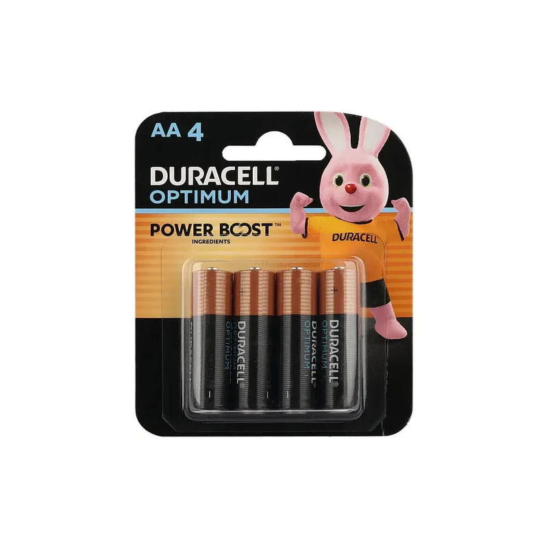 Duracell Alkaline Optimum Battery 4pcs-AA