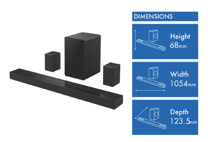 TCL 7.1.4ch 860W Dolby Atmos Soundbar