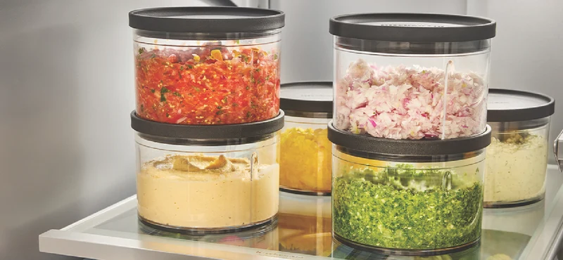 KitchenAid 2 x Cordless Go Top Down Chopper Bowls