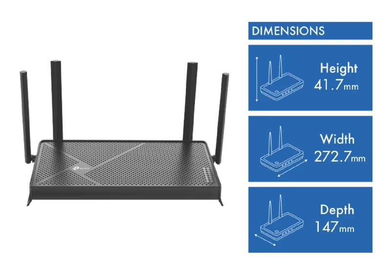 TP-LINK BE3600 Dual-Band Wi-Fi 7 Router