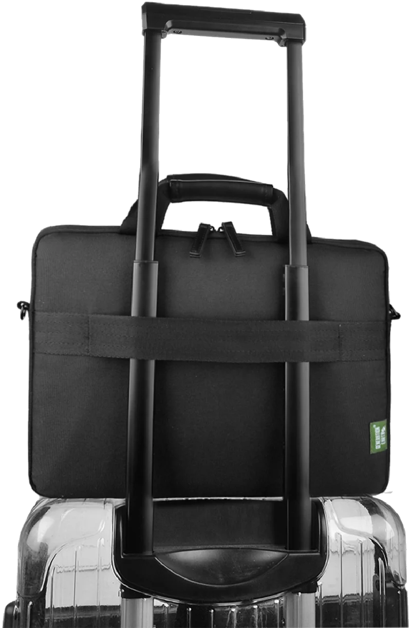 Generation Earth 13.3" Recycled Laptop Briefcase (Black)