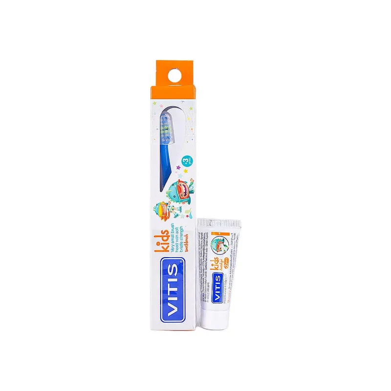 Vitis Kids Toothbrush + Dental Gel 8Ml