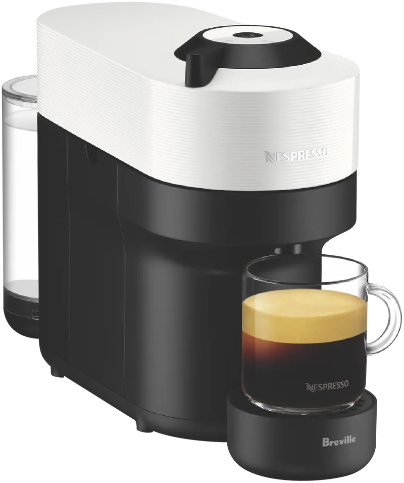 Nespresso Vertuo Pop Capsule Coffee Machine Bundle White
